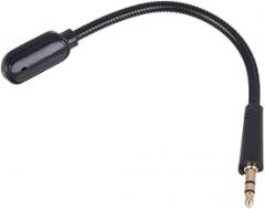 Earphone Microphones 3.5mm Male 3-Section Mic Boom with Sponge Cover for Barracuda X Headphone Replacement Part