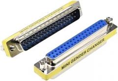 2pcs DB37 37pin Male To Female Serial Port Connector D-Sub Com Connectors 37 Pin 37p Mini Gender Changer Adapter New 2025 High For Reliable Electronic Component, Precision, Stable Performance