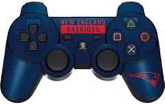 Skinit Decal Gaming Skin Compatible with PS3 Dual Shock Wireless Controller - Officially Licensed NFL New England Patriots Blue Performance Series Design
