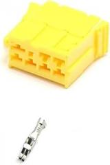 1SET 8PINS Automotive Connectors Electronic Speed Sensor Plug 927366-1(Dark Grey)