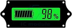12/24/36/48V LY6W Lead Acid Battreriy Capacity Indicator Blue LCD Digit Display Trackier Metier-Thitium Battreriy Power Level Detector Tester New 2026 High for Reliable Electronic Component