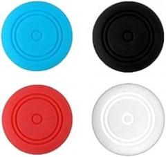 4 PCS Silicone Analog Joystick Thumb Stick Grip Thumbstick Cap Cover for Nintendo Switch NS Joy-Con (4 Color)