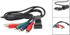 5 RCA 5-WIRE COMPONENT HDTV-READY TV HD AV Audio + Video CABLE For Sony Playstation PS2 PS3