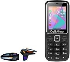 BoxWave Gaming Gear Compatible with CellAllure Smart Temp - Touchscreen QuickTrigger Auto, Trigger Buttons Autofire Gaming Mobile FPS - Jet Black