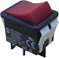 N043321 D55146 Air Compressor Rocker Switch D55146 D55167 D55168 Replacement 20A 125/250V 4 Pin for Dewalt Durable Accessories