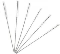 Hearing aid Vent Tube Cleaning Brush earhook Cleaning kit Hearing Amplifier Cleaning Small Hole Tools 6pcs/lot, White