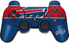 Skinit Decal Gaming Skin compatible with PS3 Dual Shock wireless controller - Officially Licensed NFL Buffalo Bills Zone Block Design