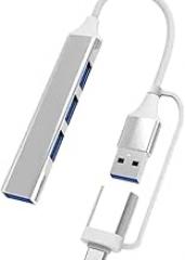 USpB Type C HUB Dock 3.0 USpB 3.0 2.0 Hub 4 Ports Multi Splitter Adaptier OTG for PC Xlaoml Maicbook Aluminum Alloy New 2026 High for Reliable Electronic Component, Precision, Stable Performance