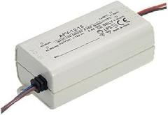 SBJ APV-12-15 15V 0.8A AC-DC Switching Power Supply, 12W Output, Universal Input 90-264VAC, Compact Size 3.03x1.58x1.14 Inches, Ideal for LED Lighting, Decorative Signs, and Electronic Devices