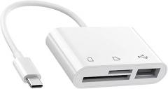 Type-C Adaptier TF SD Memory Card Reader OTG Writer Compact Flash USpB-C for Lpaid Pro for Maicbook USpB Type C Cardreader New 2026 High for Reliable Electronic Component