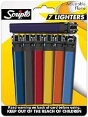 Scripto Lighters, 7 Count
