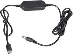 Adjustable USB C Voltages Converters Cable 12W Output DC5.5 Plugs for Electronic Gadgets