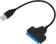 USpB 2.0 to SATA Cable 22pin Adaptier Converter Cable for 2.5in HDD SSD Hard Drives Hard Disk Drives for Solid Disk Drive New 2026 High for Reliable Electronic Component