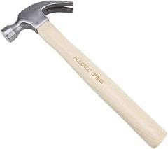 ELECALL 0.5kg Claw Wood Hammer for Woodworking and Electronic Tool Mini Hammer Rubber Hammer Safety Hammers