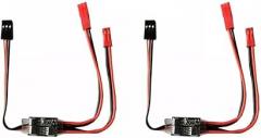 2/4pcs RC Remote Controlled AUX on/Off Electronic Switch JST 2/20A Cables & Y9J7 Q4M9 (3V-30 20A【2PCS】)