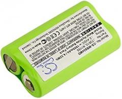 Compatible with Battery Welch-Allyn 72610, N1155 Compacset 93400, Compact Otoscope 93400