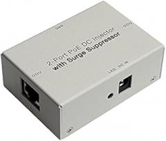 PIS200 2 PoE Port Passive PoE Injector: Broad DC Output Power Range from 12V to 48V DC with Surge Protection (See Other Inscape Data's Products, Enter Inscape Data Corporation in Search Box)