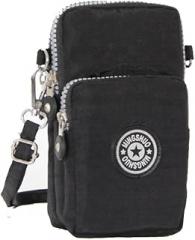 Small Crossbody Bag Women Cell Phone Purse Armband Wallet Case for Samsung Galaxy S25 S24 S23 Z Flip 6 Pixel 9 8 iPhone 16 15 (Black)