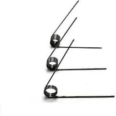 V-Spring, 0.6 Wire Diameter Torsion Small Torsion Spring, Hairpin Spring, 180/120/90/60 Degree Torsion Spring, 10pcs(3 laps 90 Degrees)