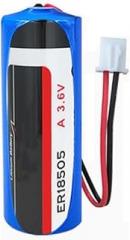 (1-Pack ER18505 3.6V 4000mAh A Size Non-Rechargeable Lithium Battery PLC Servo Lithium Battery ER18505H (2.54 White Plug)
