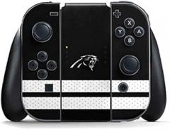 Skinit Decal Gaming Skin Compatible with Nintendo Switch Joy Con Controller - Officially Licensed NFL Carolina Panthers Shutout Design