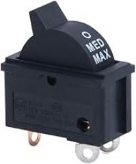 Dual Material Power Switch Featuring Copper Feet And Silver Contacts For Hair Dryer Usage(black)