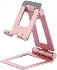 HBJWOV Tablet Stand Portable Aluminum Alloy Desktop Phone Stand Foldable Lazy Tablet Stand
