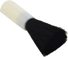 2-in- Air Blower Brush with Removable Fiber Bristles for Camera Lens Cleaning, DSLR Optics Dust Remover, Keyboard & Electronics Cleaner, 4.33 x .96 Inch