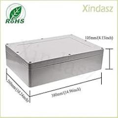 Gimax 10pcs/lot (XD-F11)380260105mm plastic electronics enclosures plastic enclosures