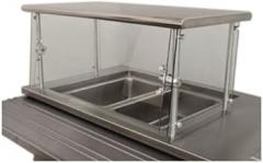 Advance Tabco NSGC-12-36 Self Service Sleek Shield Cafeteria Style Food Shield Sneeze Guard 36