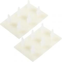 Housoutil 1pack Sticky Reverse Mount PCB Spacer Standoffs Circuit Board Support and Isolation Fixings for Electronic Projects and Assembly