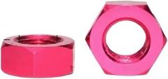 Aluminum Hex Colourful Nut Multi-Color Hexagon Nuts Anodized M3 M4 M5 M6 10Pcs(Pink,M3-10pcs)