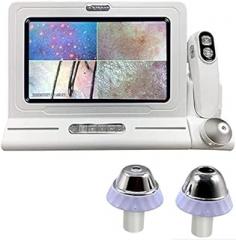 Scalp Detector Skin Health Analyzer, 11 Inch Ultra HD Screen with Four Spectrum Analysis Functions for Microscope Skin Care, Hair Analyser Machine Digital Skin Health Detection for Home Salon Use