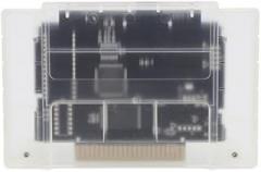 Gugxiom 3000 in 1 Multi Game Cartridge for SNES Game Consoles, Retro Flash Cart Cartridge Built in 8G Memory Card, Auto Save & Backup (White Transparent)