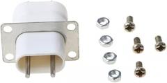 2023 New Home Electronic Microwave Oven Magnetron Filament 4 Pin Socket Converter White