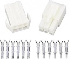 HUABAO 10 Kits EL-6P Small Electronic Connector 4.5mm spacing,EL4.5 6P Multipole Connectors Male and Female Plug with Terminal