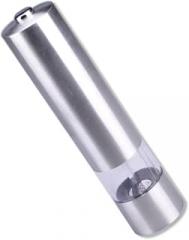 Stainless Steel Electronic Pepper Mill One-handed Automatic Coarseness Led Light for Kitchen Restaurant and Party Use