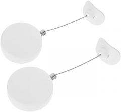 VILLCASE 2pcs Retractable Theft Security Cable Lock Steel Wire for Electronics Devices Durable Effortless Use High Strength Protection Against Theft and Loss