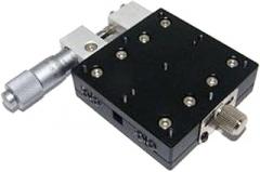 X-axis60X60mm Left Adjustable Manual Linear Stage Cross Roller Bearing Precision