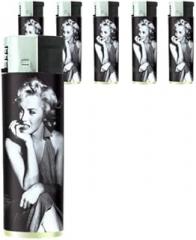 Marilyn Classic Image Butane Refillable Electronic Lighter Set of 5 Pieces D-002