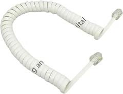 Four-Core Telephone Handset Cable Cord 6Ft Modular COriIed Telephone Handset Cord Black/Red White 1.85m/pc New 2026 High for Reliable Electronic Component, Precision, Stable Performance