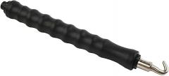 for Automatic Tie Wire Tool for Concrete Work - 12 Inch Carbon Steel with Rubber Handle, Curved and Straight Hook, for -Automatic for Recoil for Reduced(A)