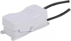 Foot Switch Pedal Push Button Controller YDT1-20 101 Reverse with Wire Aluminum Case Double Control Single Three Phase Electronic Starter(Single Phase 220V)