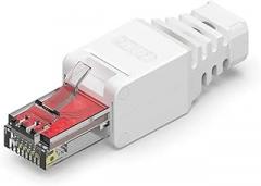 1pcs RJ45 CAT6 Connector Ethernet Termination, 23AWG to 26AWG Cable Internet Installation