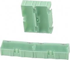 10 Pack Components Storage Box for Electronic Components Organizer Case, Plastic Compartment Container for IC Chip Resistor Capacitor Holder, 75x31.5x21.5mm