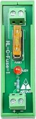 DIN Rail Mount 1 Position Power Distribution Fuse Module Board, for AC/DC 5~32V.(Fuse-1A)