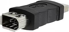 1PCS Firewire IEEE 1394 6 Pin Female F to USB M Male Cable Adapter Convertor for