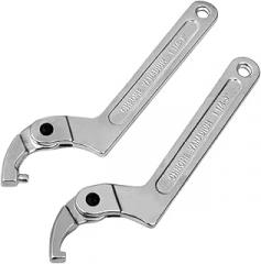 AT03 Crescent Wrench Adjustable C-Pin Wrench Hook Wrench for Tightening and Locking of Vehicle Mechanical New 2026 High for Reliable Electronic Component, Precision, Stable Performance