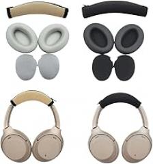 Replacement Memory Foam Earpads Cushion for Sormy WH-1000XM3 MDR 1000X WH-1000XM2 Headphones Ear Pads Earcups Headbeam New 2026 High for Reliable Electronic Component, Precision, Stable Performance