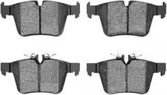 KarParts360 For Mercedes-Benz C300 2015-2023 Brake Pads Rear | Electronic Pad Wear Sensor | 62 Millimeters / 2.44 Inches Inner Height | 122.7 Millimeters / 4.83 Inches Inner Width